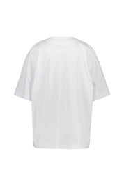 T-Shirt oversized aus Baumwolle - Wht - Weiß