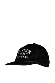 Cord-Cap - 100 Black - Schwarz
