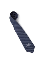 Krawatte gestreift - 460 Dark Navy - Blau