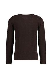 Strickpullover aus Kaschmir - 0033 - Braun