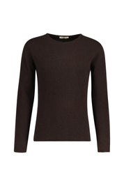 Strickpullover aus Kaschmir - 0033 - Braun