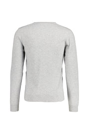 Strickpullover aus Marinowolle - 0011 - Grau