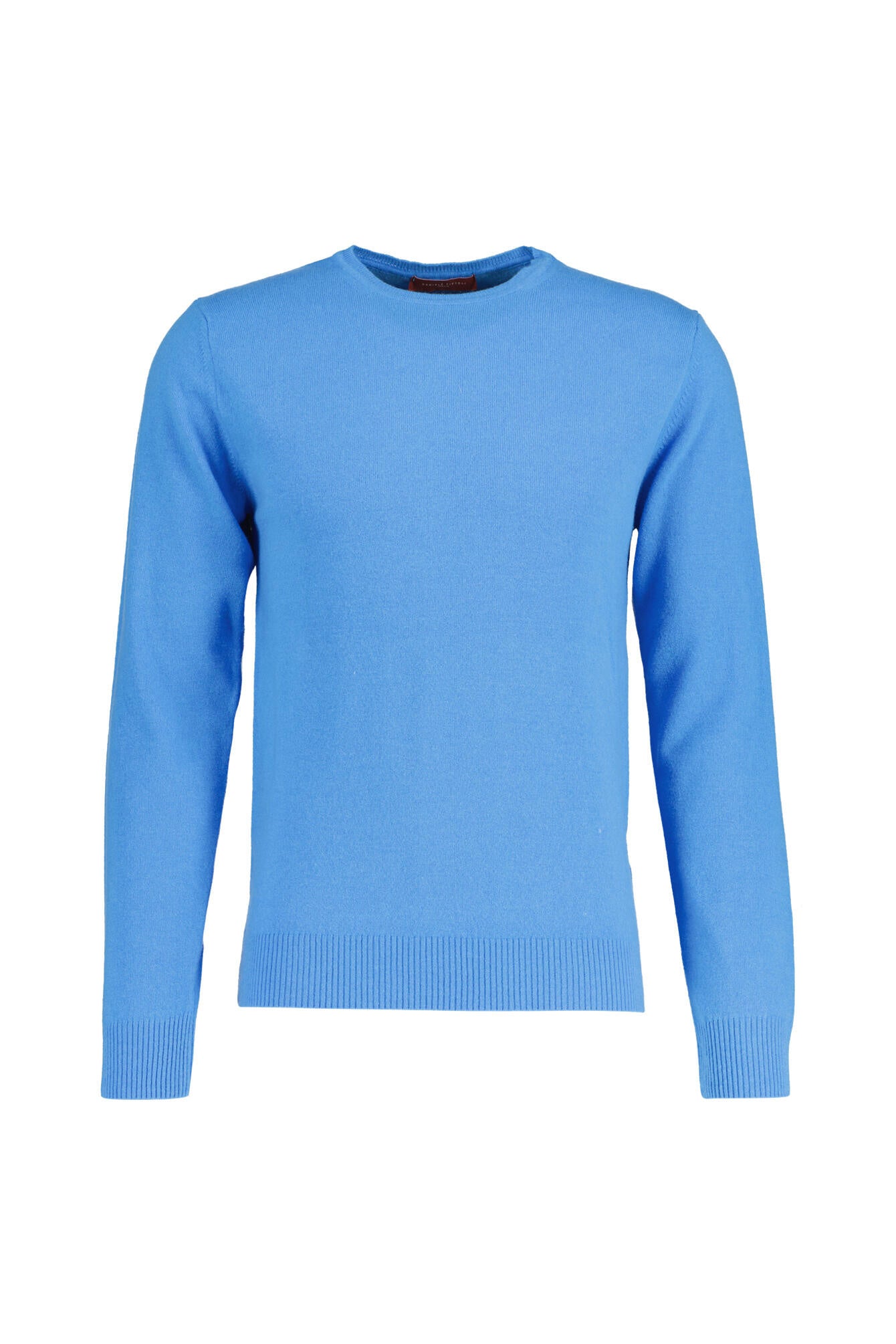 Strickpullover aus Marinowolle - 0027 - Blau