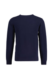 Strickpullover aus Marinowolle - 0023 - Blau