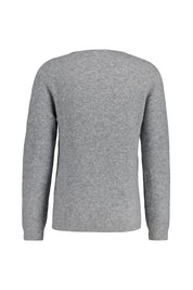 Strickpullover aus Merinowolle - 0010 - Grau