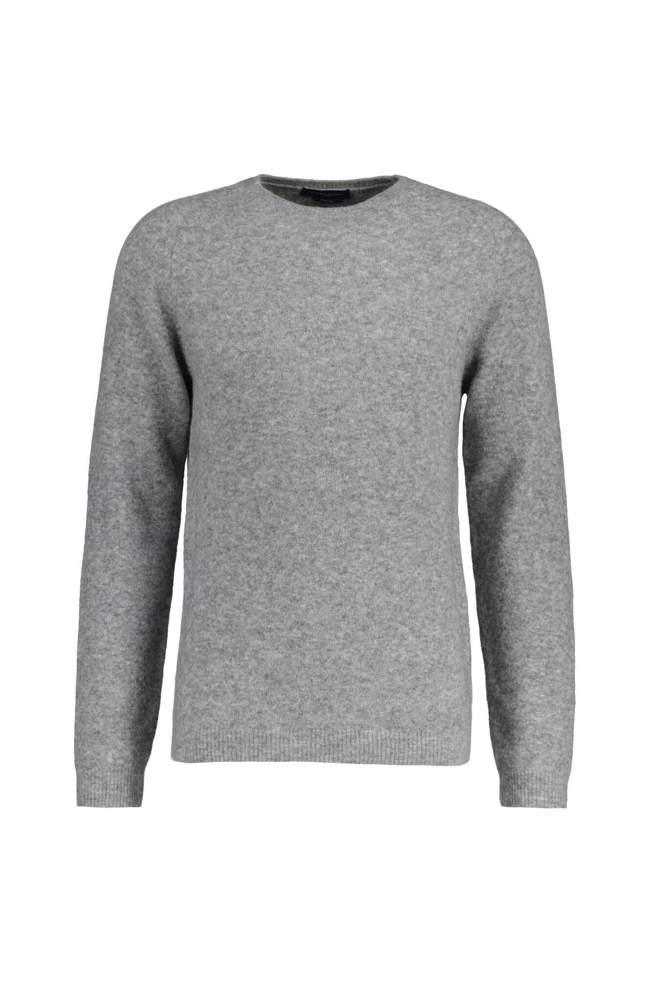 Strickpullover aus Merinowolle - 0010 - Grau