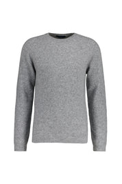 Strickpullover aus Merinowolle - 0010 - Grau