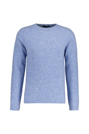 Strickpullover aus Merinowolle - 0020 - Blau