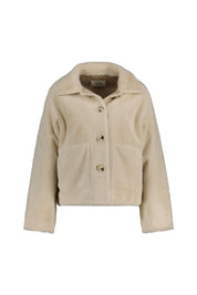Jacke HELENA in Felloptik - 135 Sand - Beige