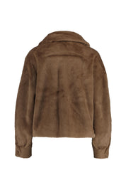 Jacke VANA in Felloptik - 0833 Light Brown - Braun