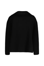 Übergangsjacke MANILA aus Wolle - Black - Schwarz