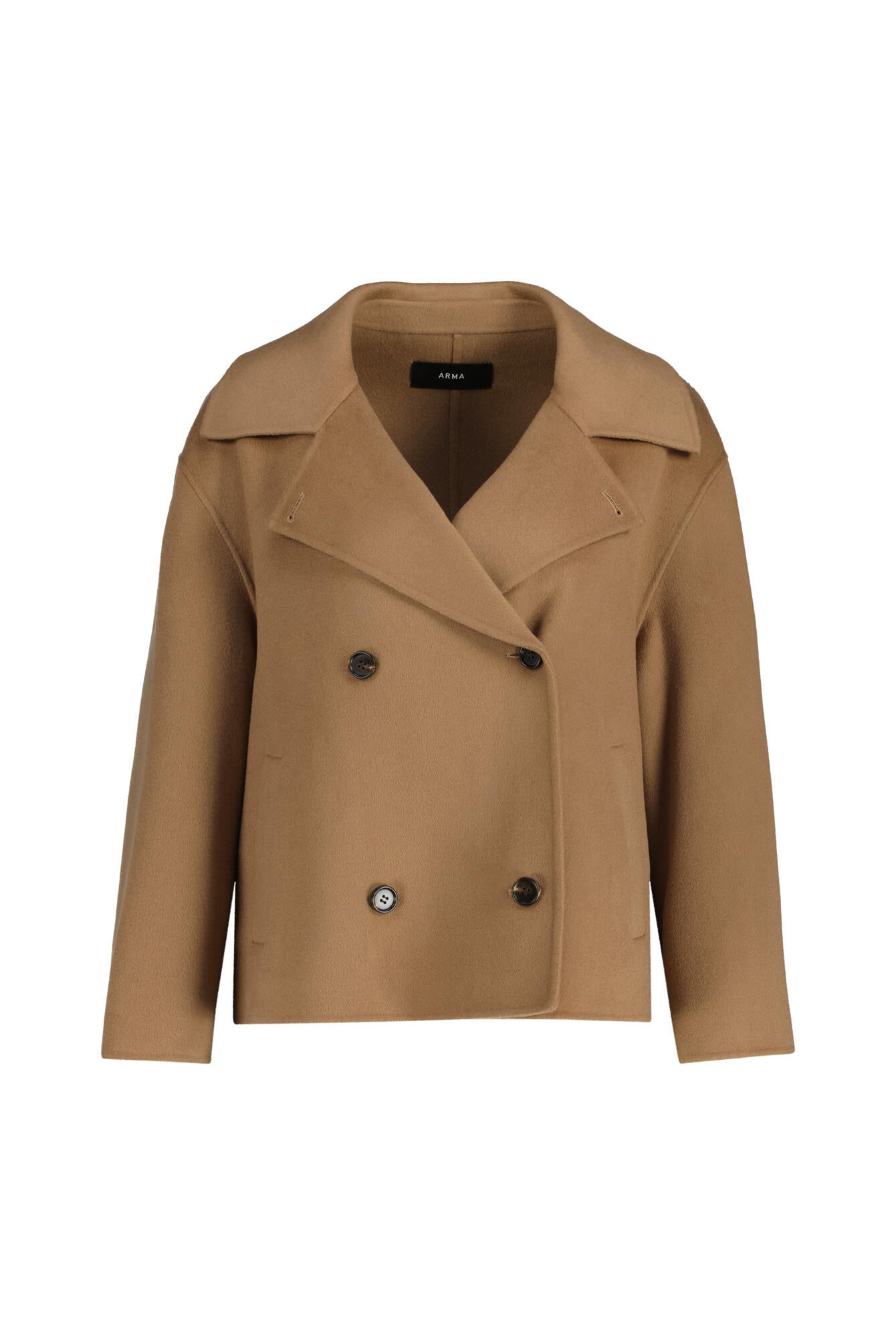 Übergangsjacke MANILA aus Wolle - Dark Beige - Beige