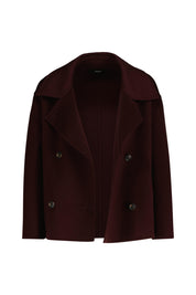 Übergangsjacke MANILA aus Wolle - Shiraz - Rot