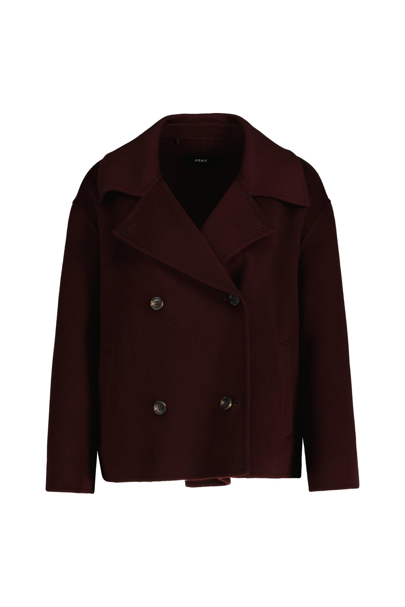 Übergangsjacke MANILA aus Wolle - Shiraz - Rot