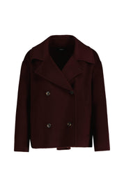 Übergangsjacke MANILA aus Wolle - Shiraz - Rot