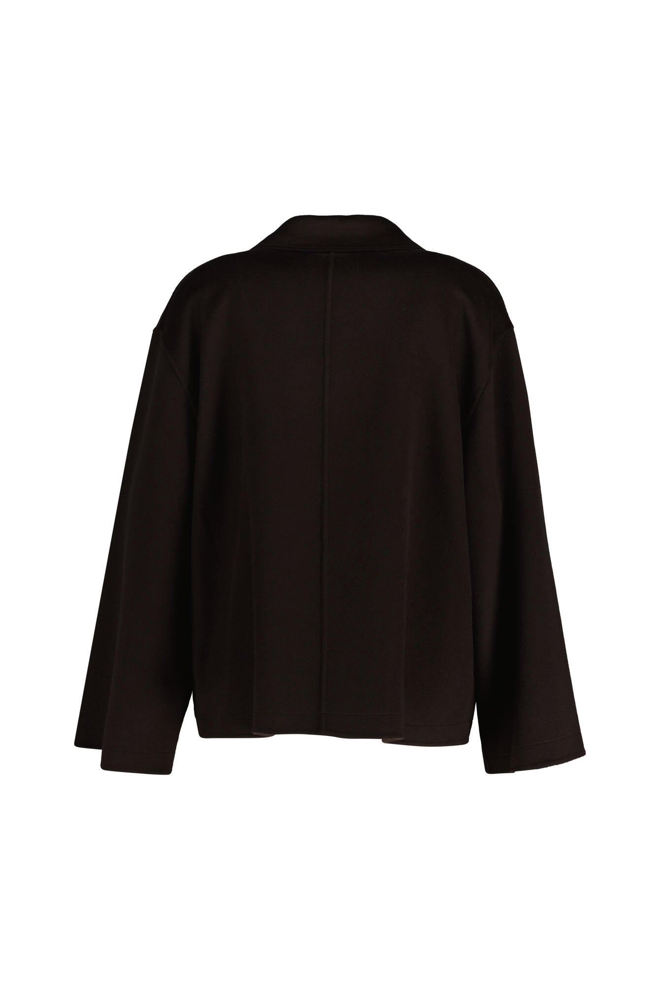 Übergangsjacke MALIKA aus Wolle - Umber - Braun