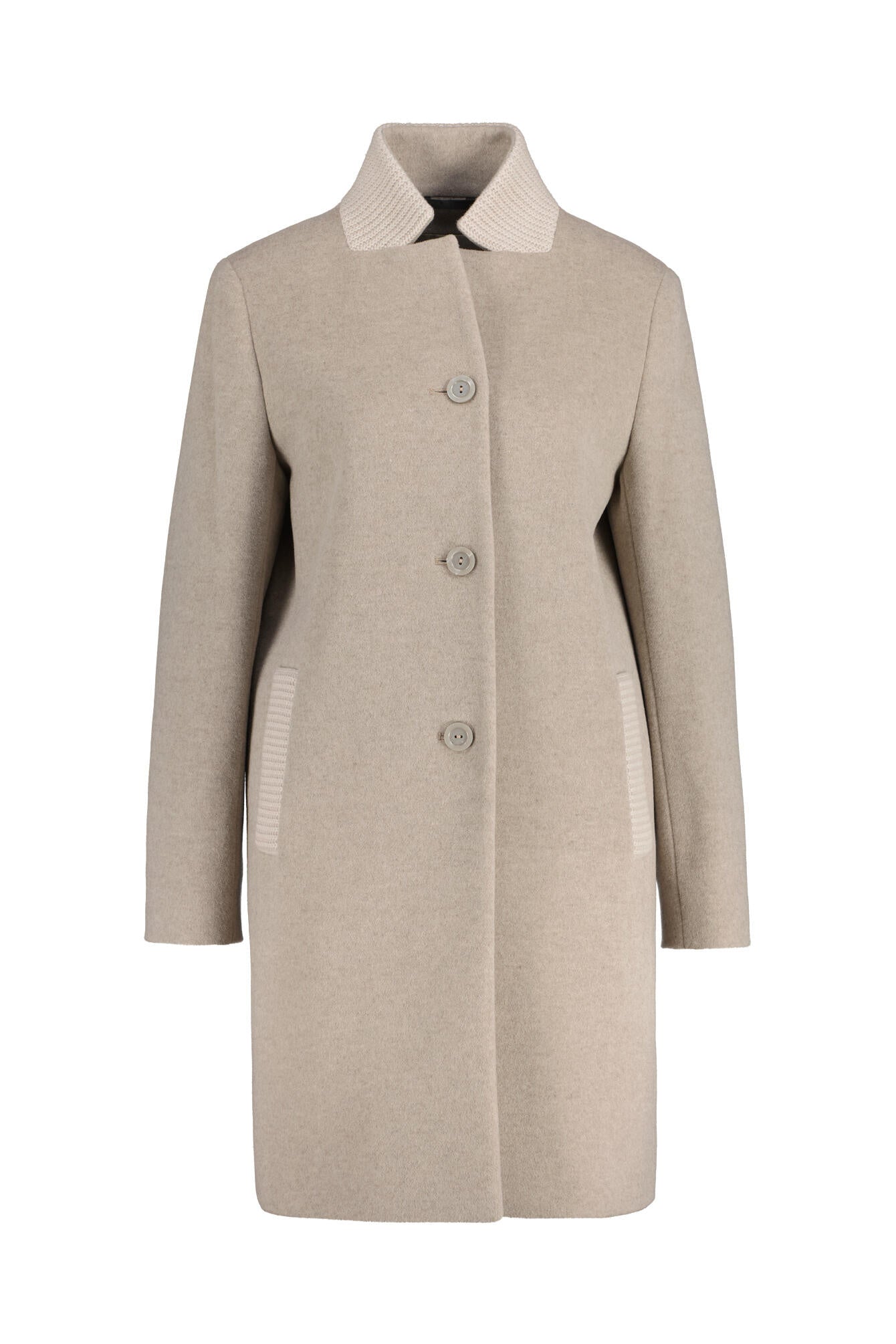 Mantel aus Wolle - Grau