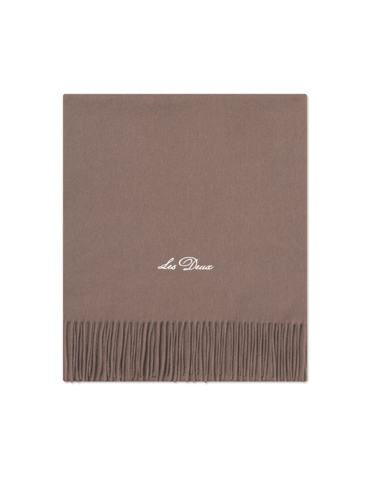 Schal aus Wolle - 336 Mountain Grey - Braun