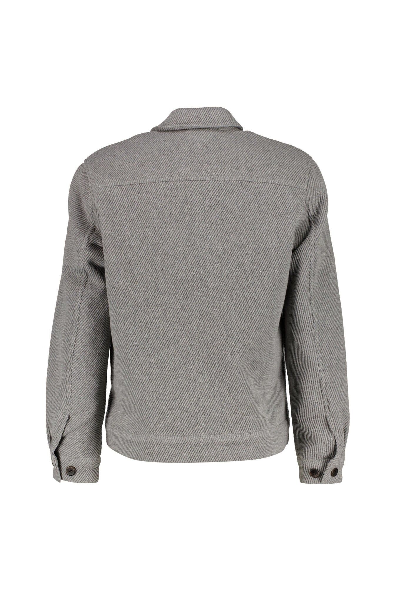 Overshirt aus Wollmix - 320 Grey - Grau