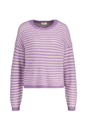 Strickpullover gestreift - Violette Ray - Violett