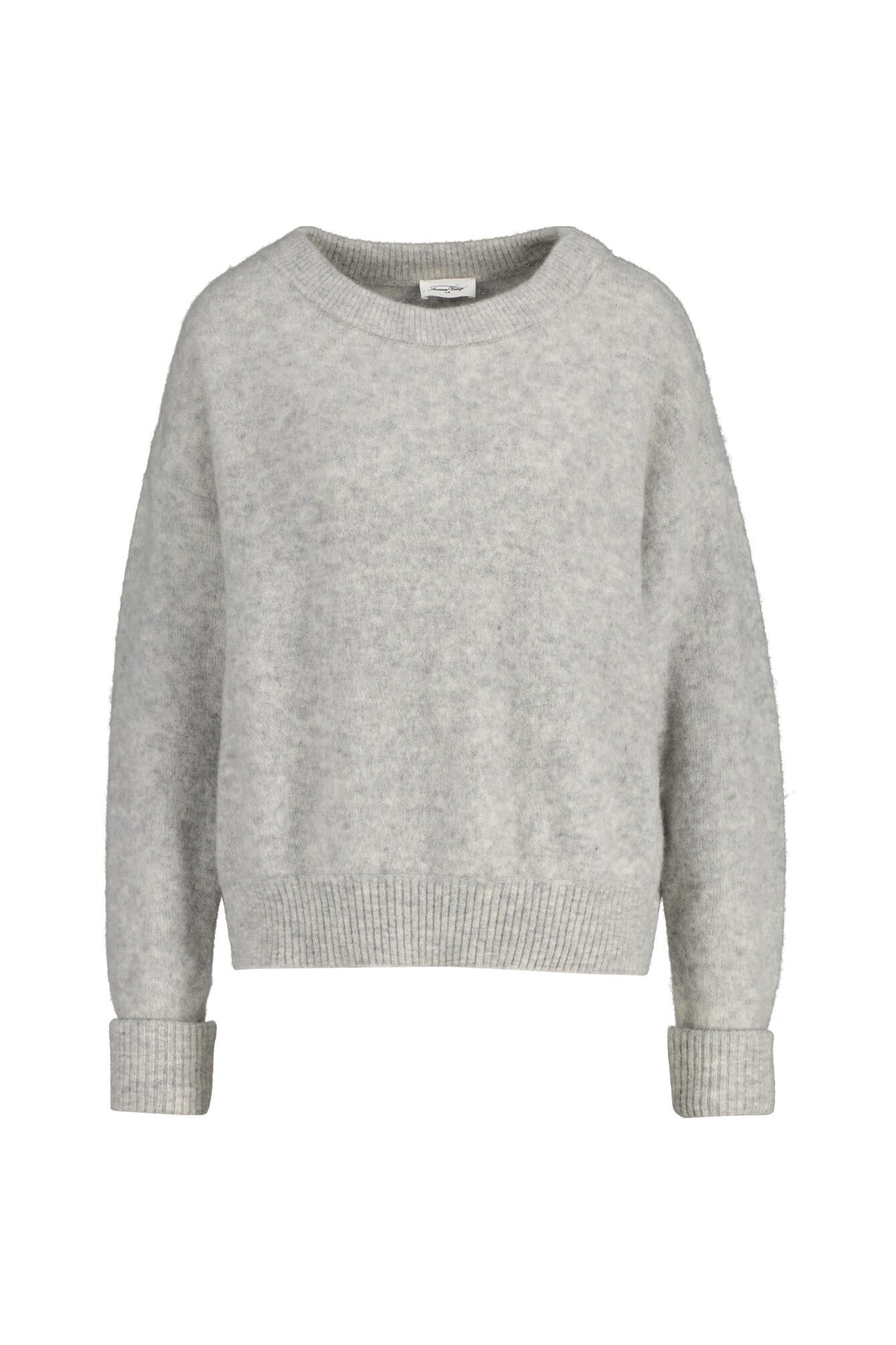 Strickpullover aus Wollmix - Gris Clair Chine - Grau