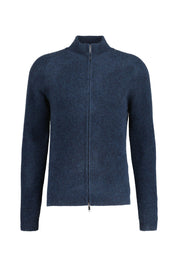 Strickpullover aus Merinowolle - 0023 - Blau