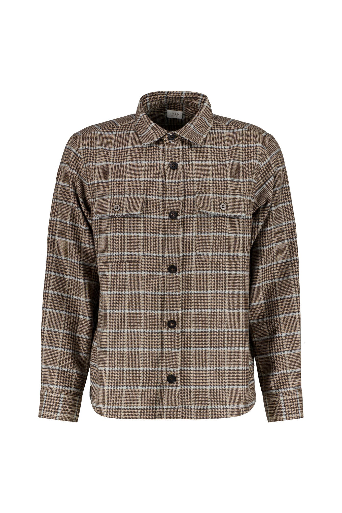 Overshirt aus Wollmix - Taupe - Braun