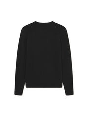 Strickpullover BRAD aus Baumwolle - 100 Black - Schwarz