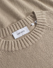 Strickpullover BRAD aus Baumwolle - 810 Dark Sand - Beige