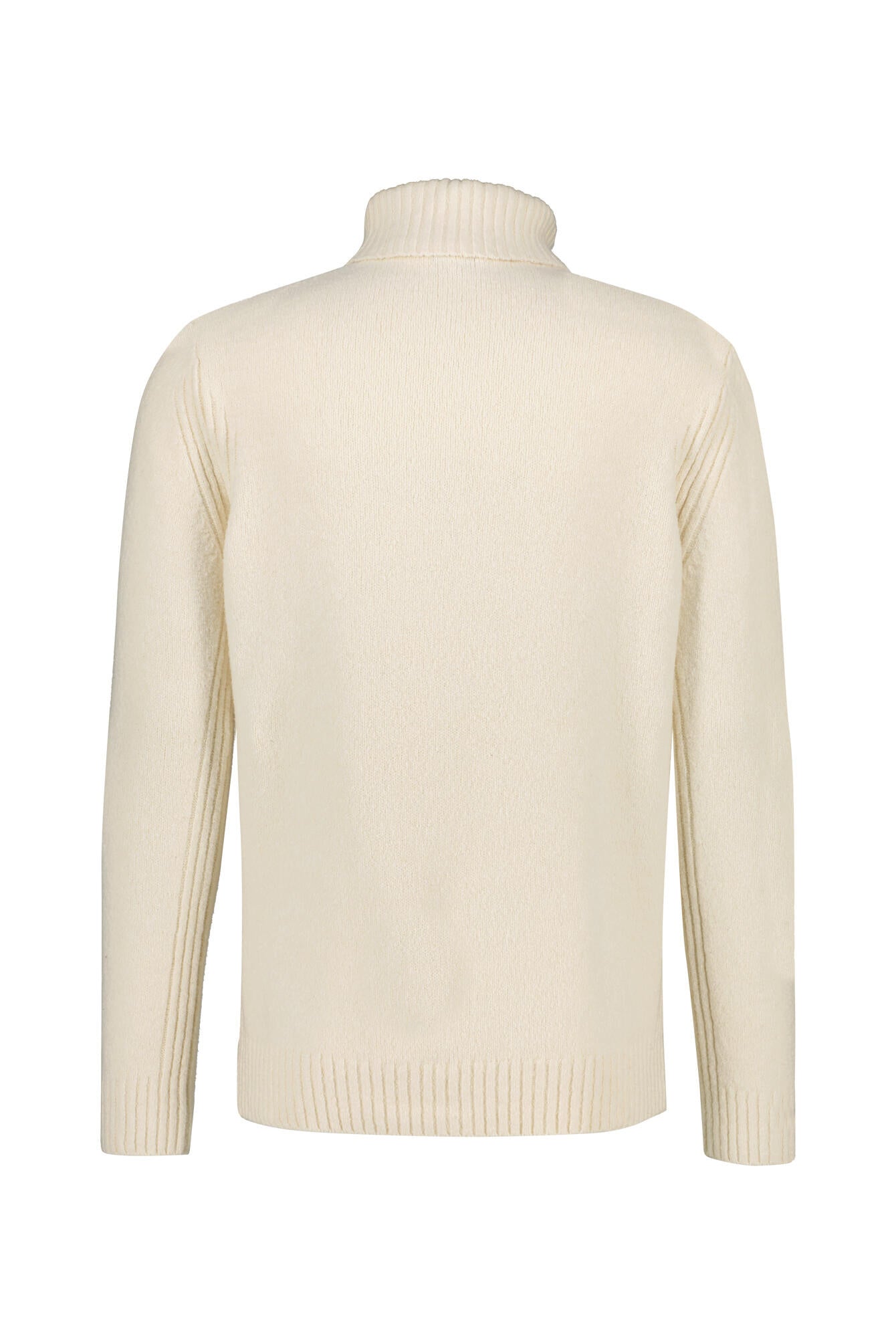 Strickpullover mit Rollkragen - 175 Offwhite - Creme