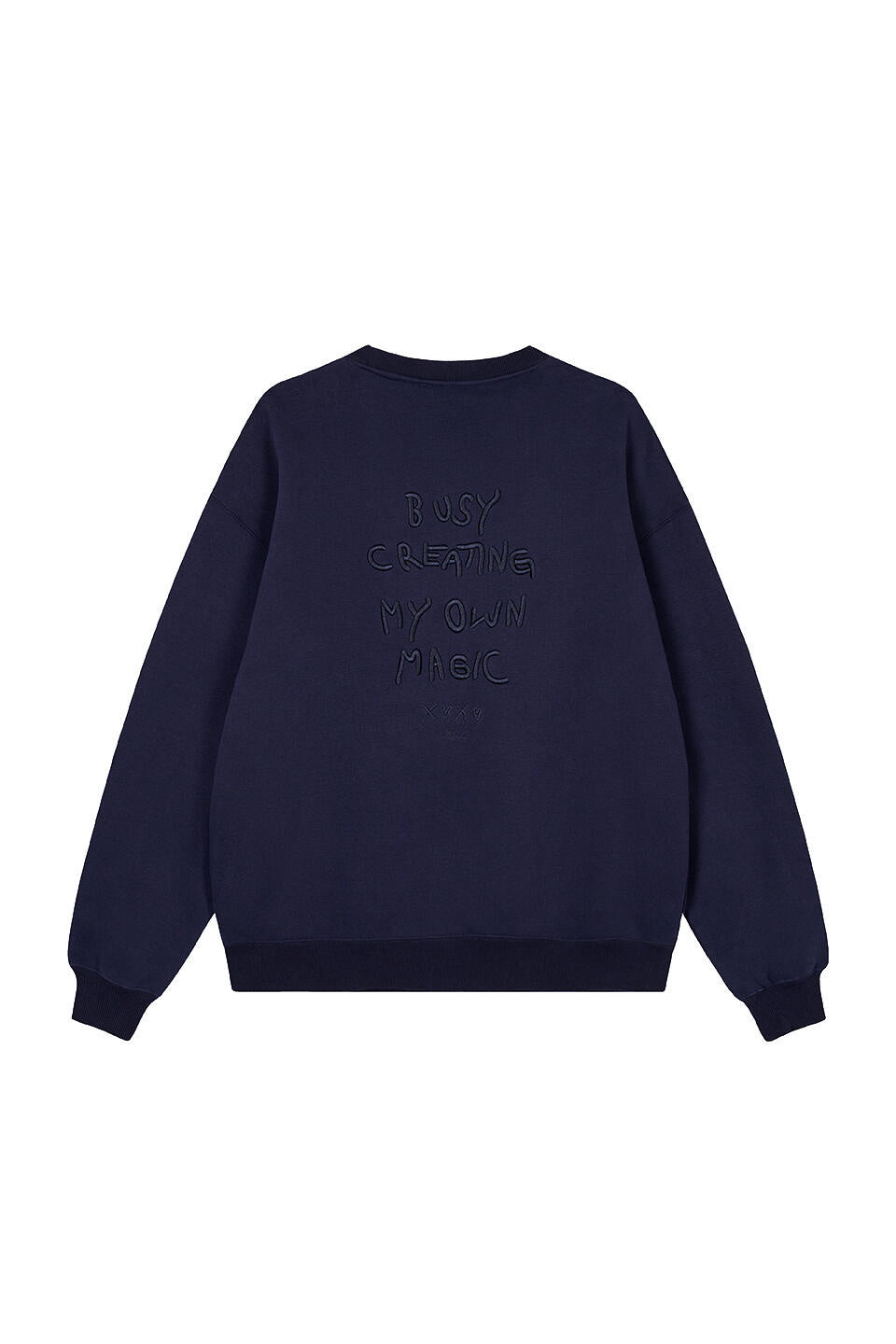Oversized Sweatshirt MAGIC - Blackberry - Blau
