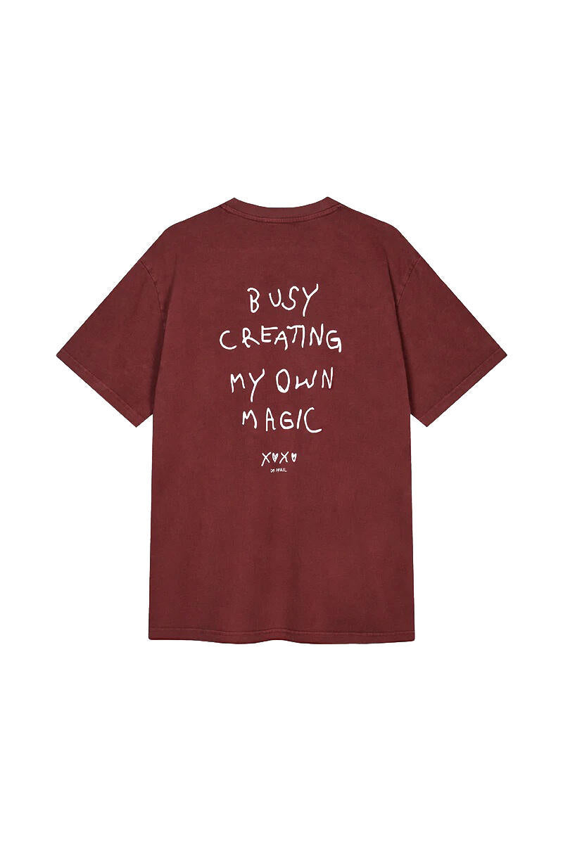 T-Shirt OWN MAGIC - Cherrywood - Rot