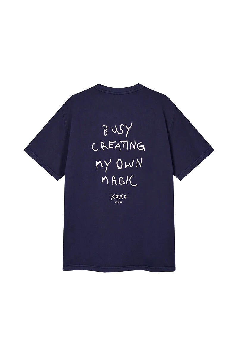 T-Shirt OWN MAGIC - Blackberry - Blau