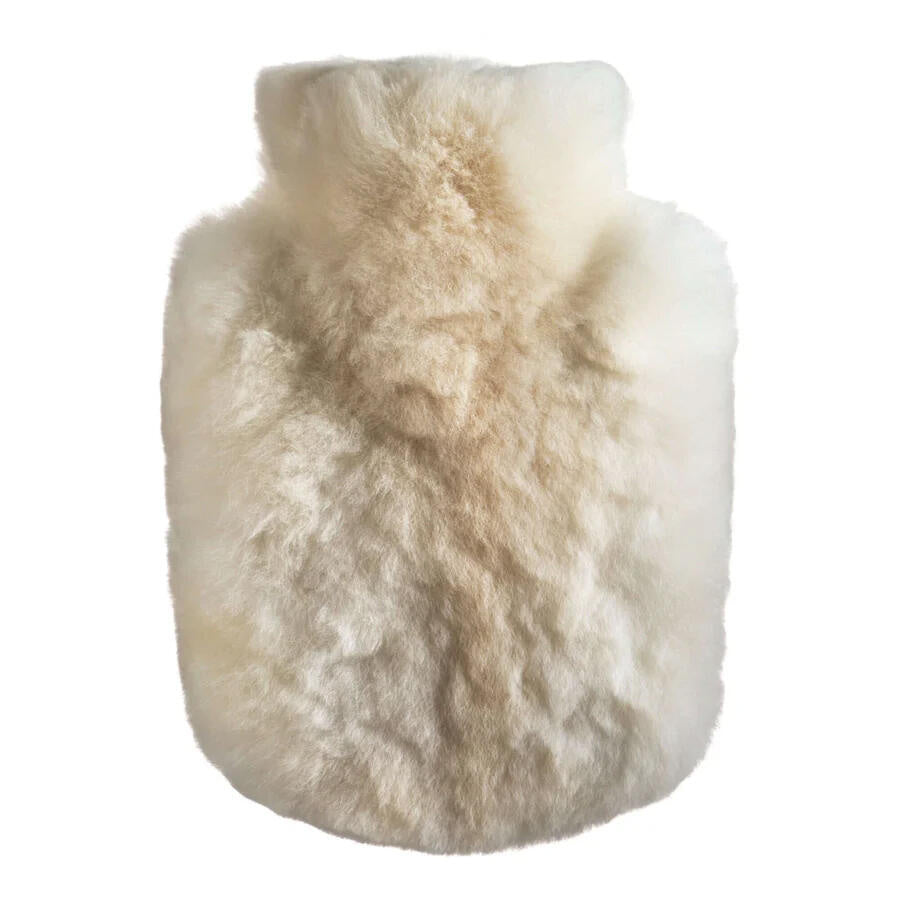 Wärmflasche CALMO XXL aus Alpaka - Offwhite - Creme