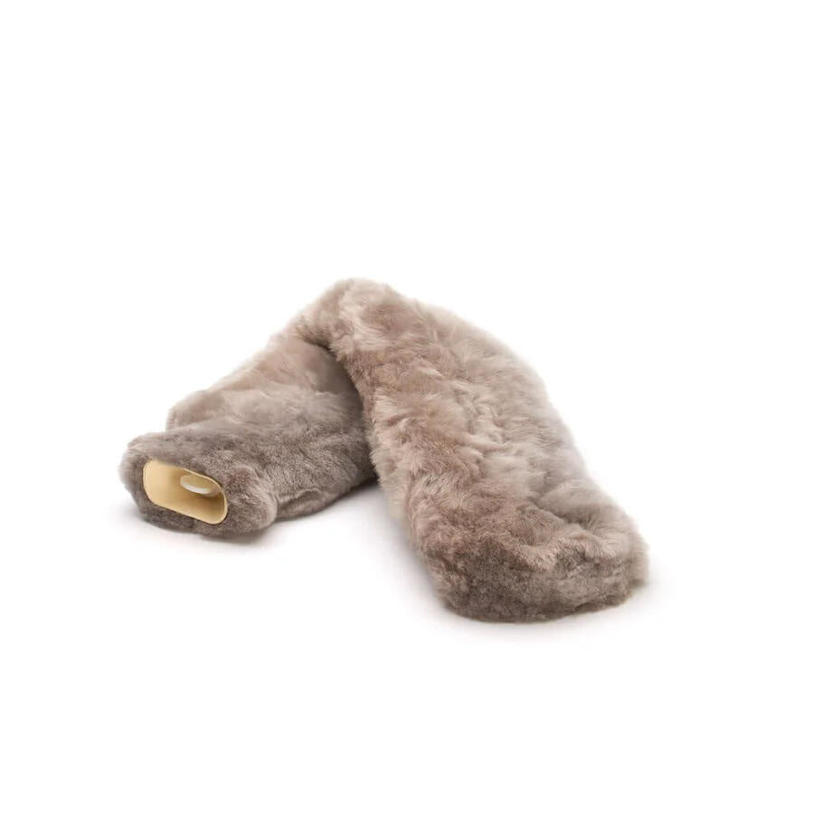 Schlauchwärmflasche TUBO aus Alpaka - Silver Grey - Grau