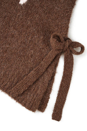 Weste MOXIE TIE - Brown - Braun