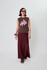 Weste MOXIE TIE - Brown - Braun