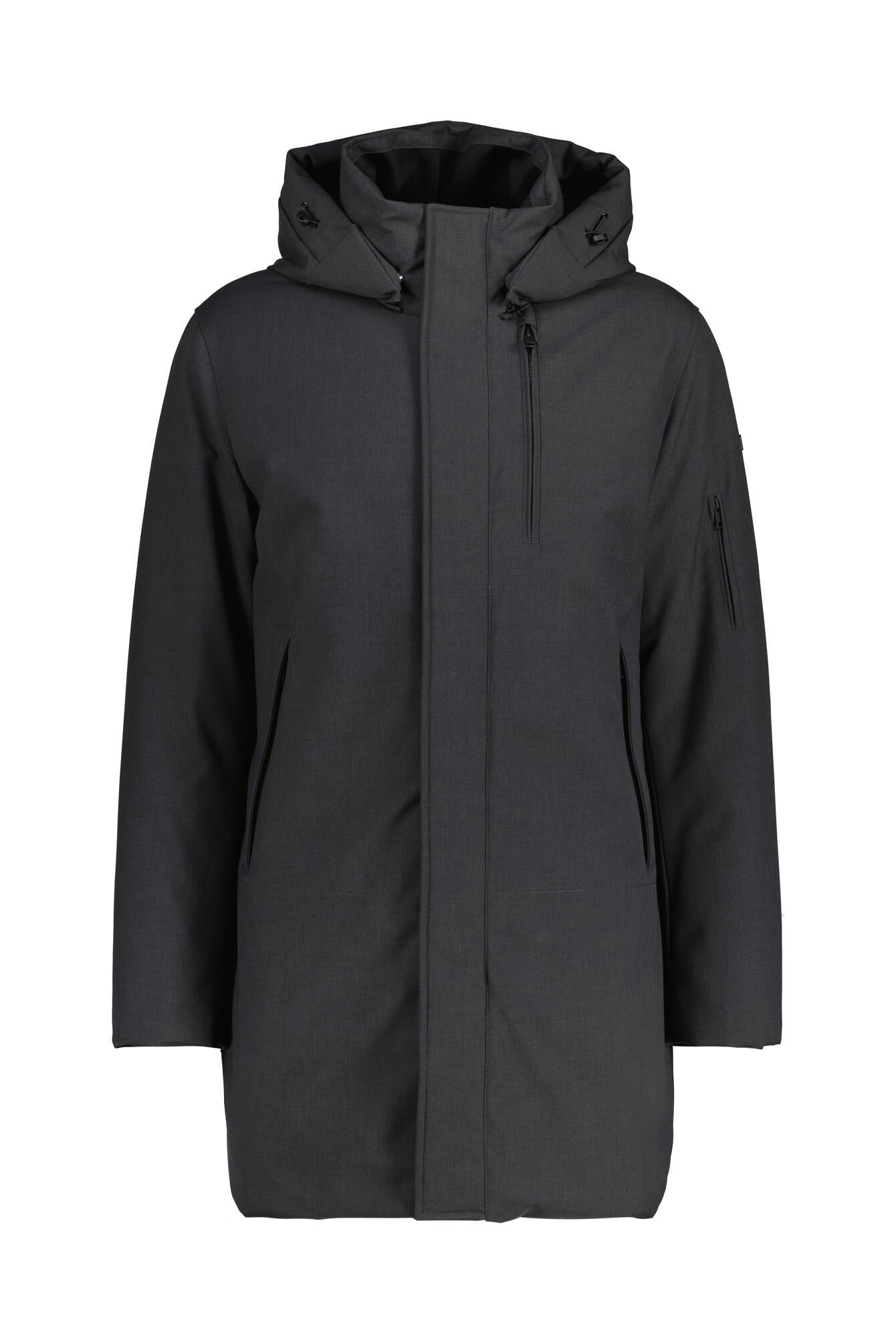 Daunenjacke GEYSER mit abnehmbarer Kapuze - 465 Grigio - Grau