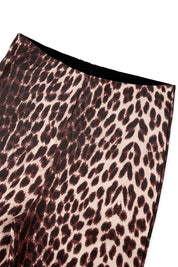 Leggings TIA mit Schlag - Leo Cherrywood - Braun