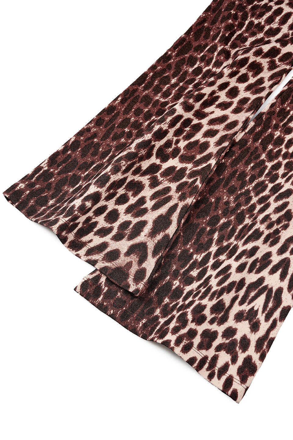 Leggings TIA mit Schlag - Leo Cherrywood - Braun