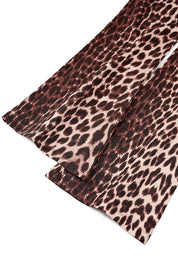 Leggings TIA mit Schlag - Leo Cherrywood - Braun