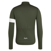 Thermo-Funktionslongsleeve - Dark Green/White - Grün