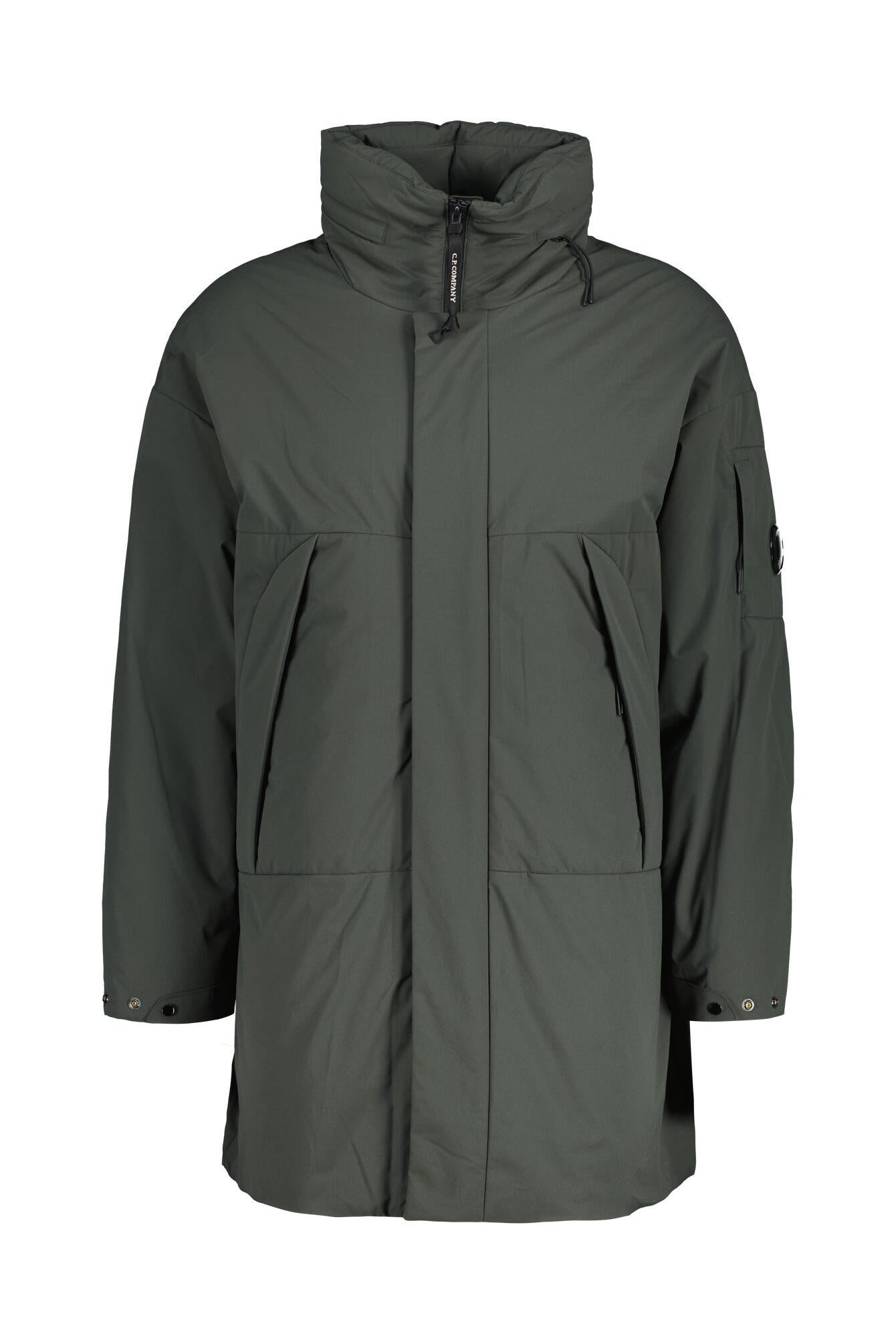 Steppmantel PRO-TEK mit Kapuze - 978 Dark Shadow - Grau