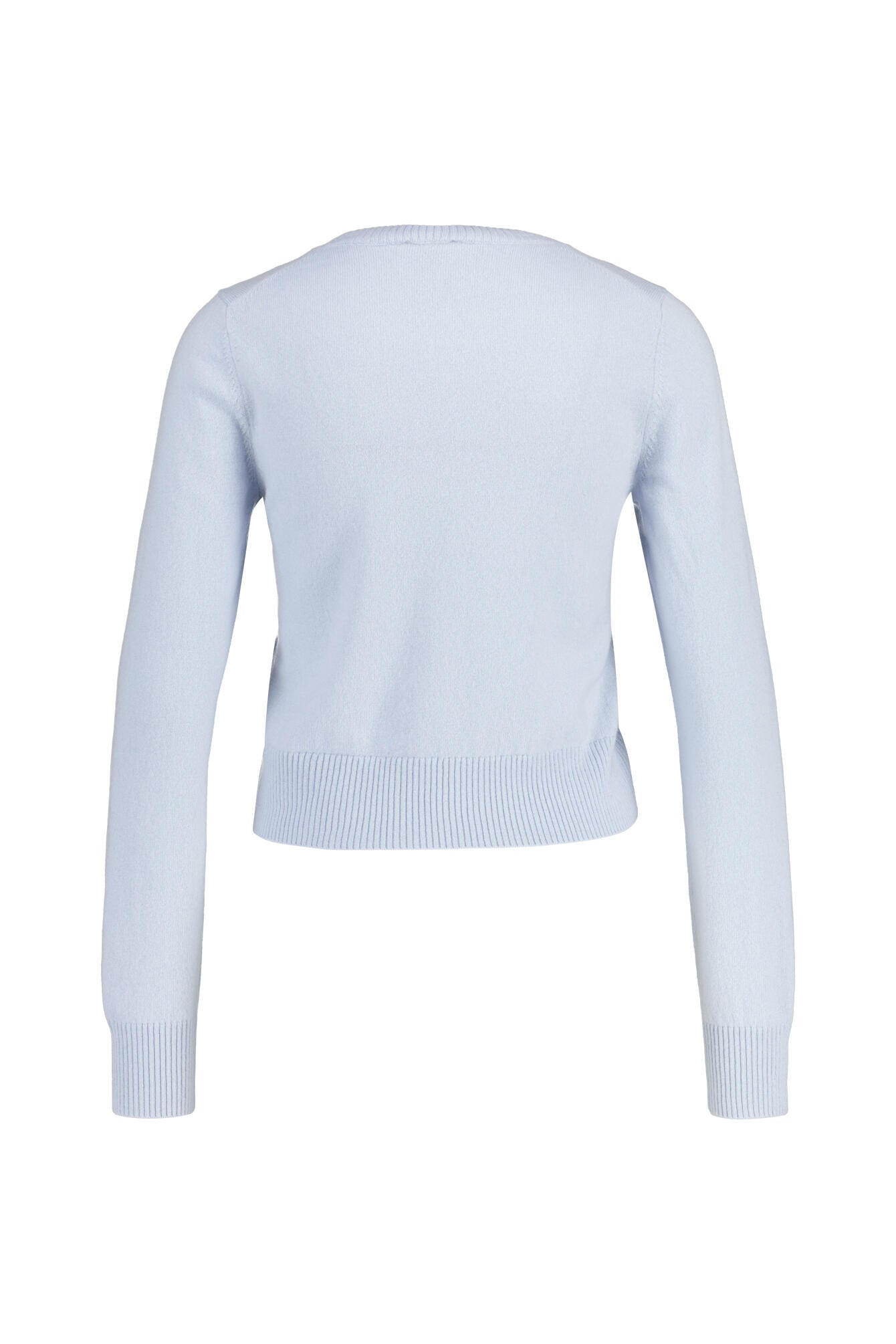 Strickpullover aus Merinowolle - 123 Bleu - Blau