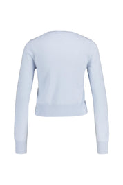 Strickpullover aus Merinowolle - 123 Bleu - Blau