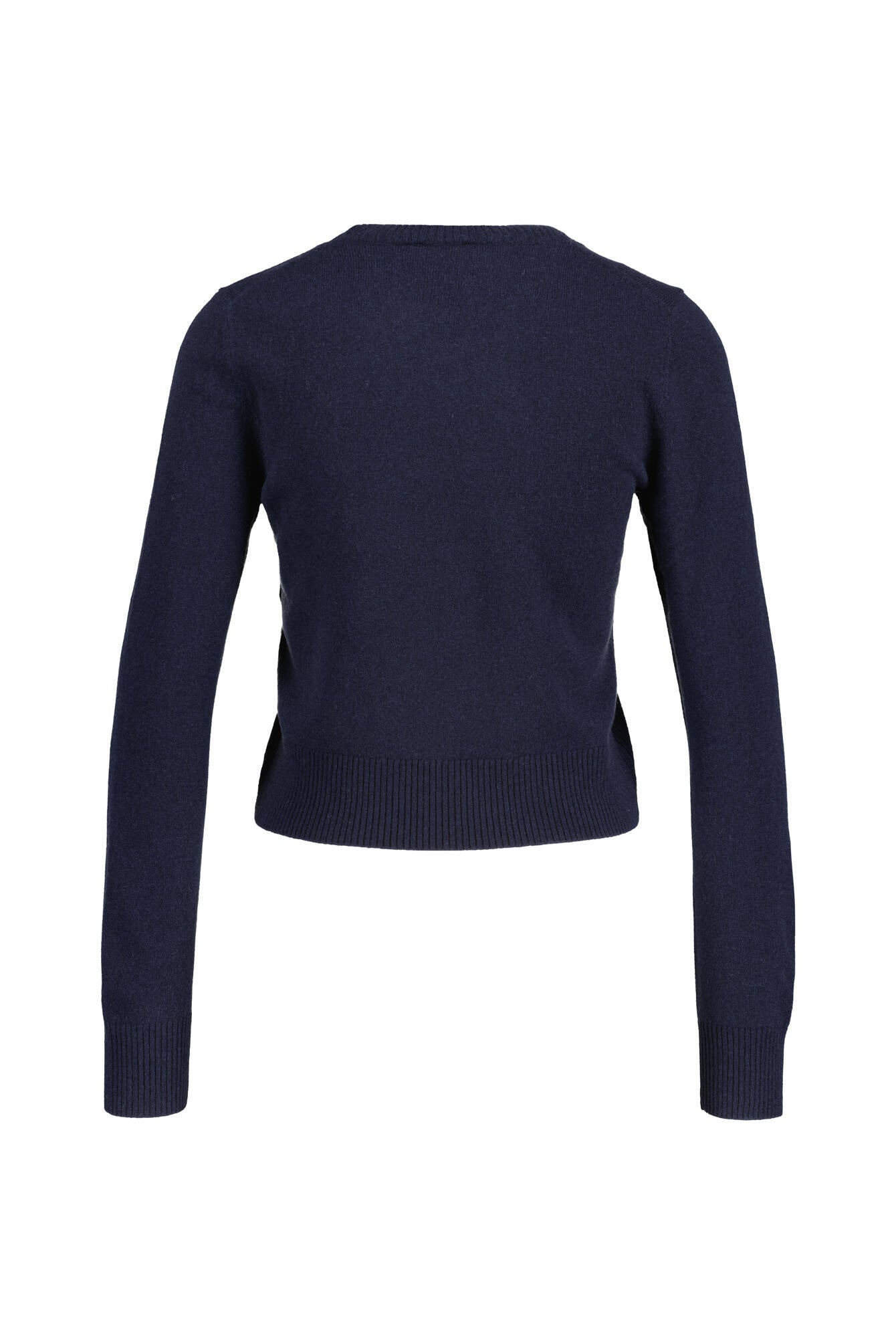 Strickpullover aus Merinowolle - 112 Navy - Blau