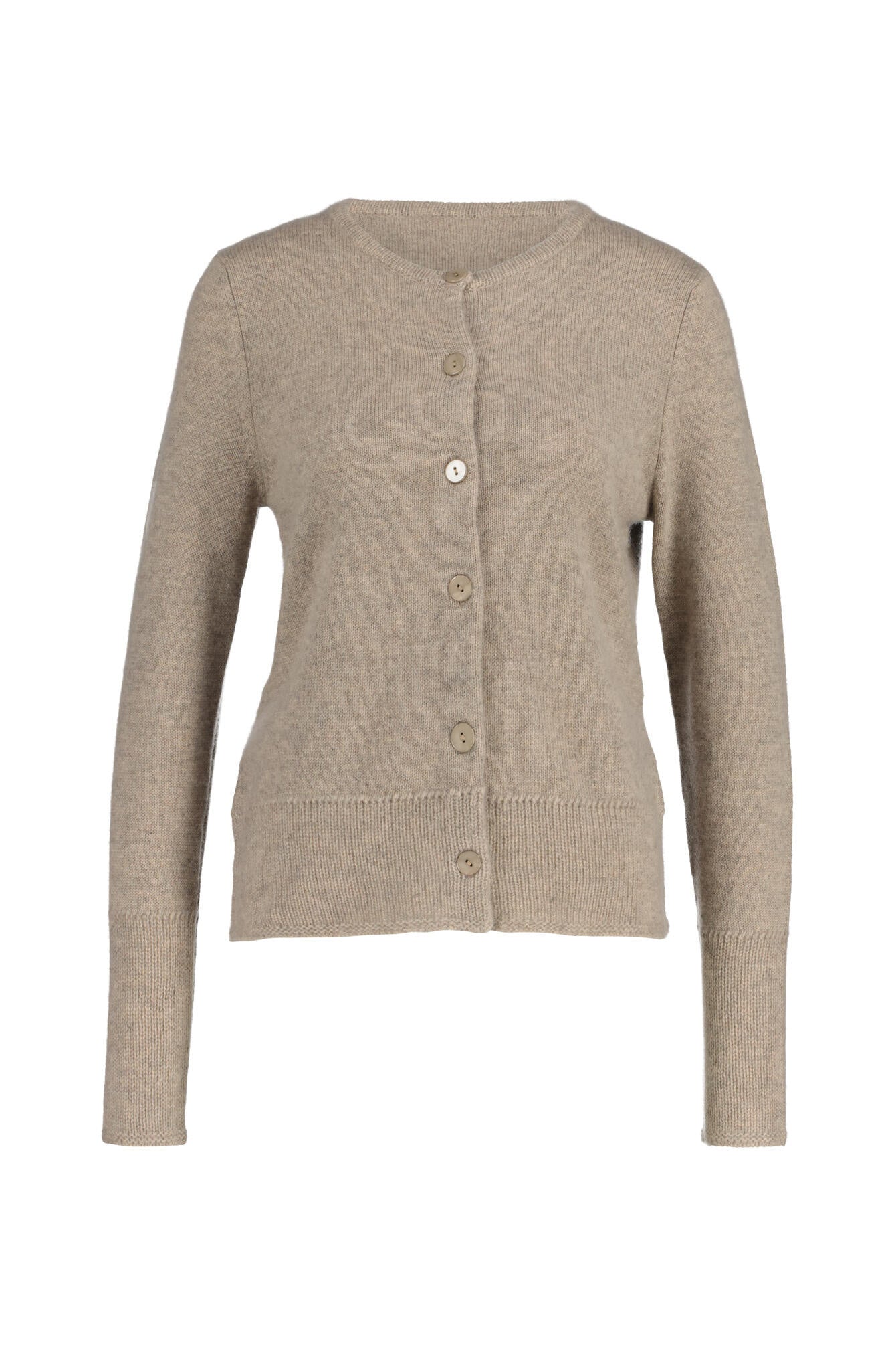 Strickjacke aus Kaschmir - 157 Taupe - Braun