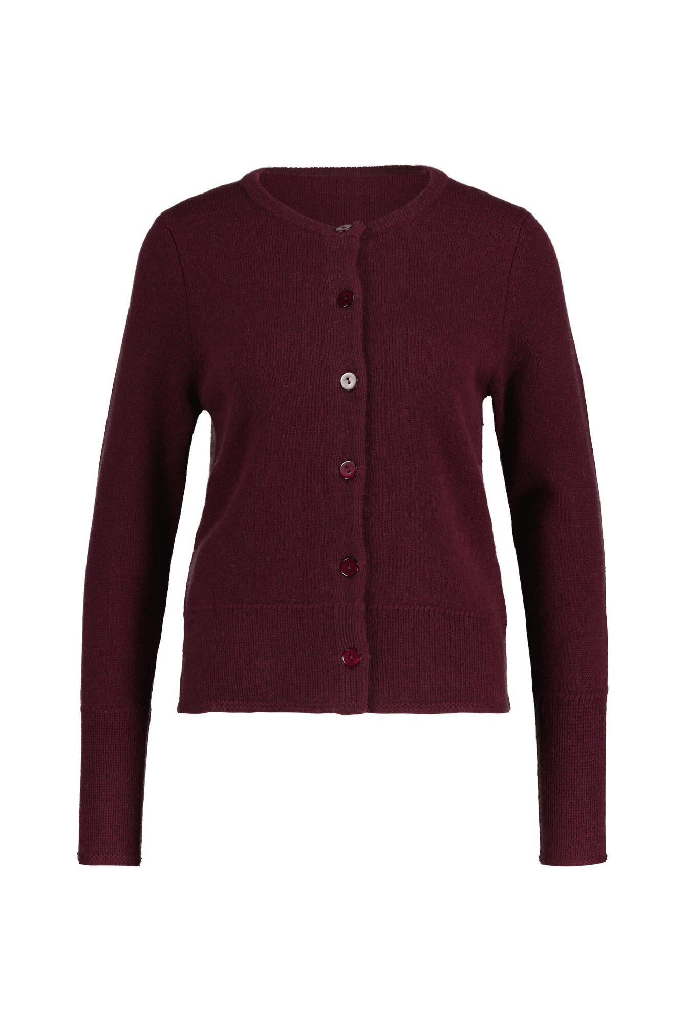 Strickjacke aus Kaschmir - 111 Berry - Rot