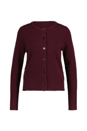 Strickjacke aus Kaschmir - 111 Berry - Rot