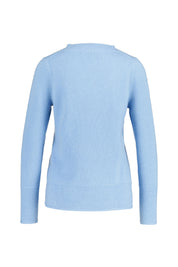 Strickpullover aus Kaschmir - 104 Blue - Blau